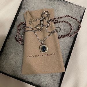 David Yurman Petite Albion Pendant - Blue